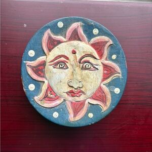 Vibrant Sun Face Box